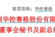 星尘算命华控赛格董事长、董秘、副总经理三高管同日辞职